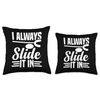 Shuffleboard Set Shufflebaording Wax Table Shuffleboard Throw Pillow
