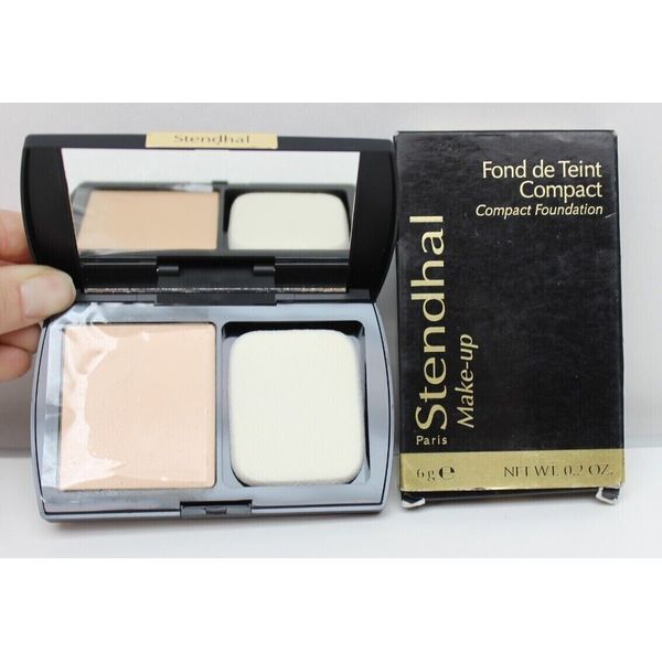 Stendhal Paris Make-Up Compact Foundation 025 Opaline 0.2 oz Made in France NIB