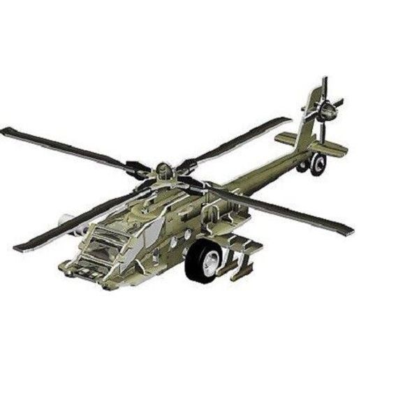 Smithsonian Mini Motorized AH-64 Attack Helicopter 3D Puzzle