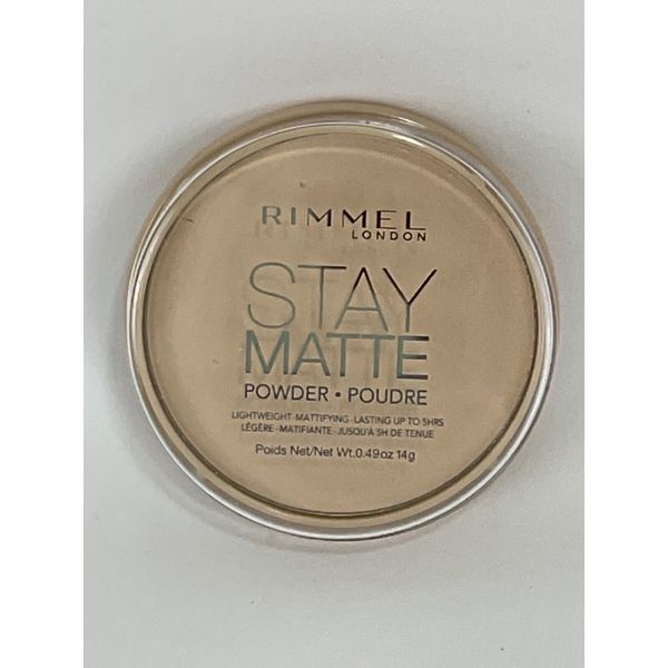 Rimmel London Stay Matte Long Lasting Pressed Powder, Transparent 001 New