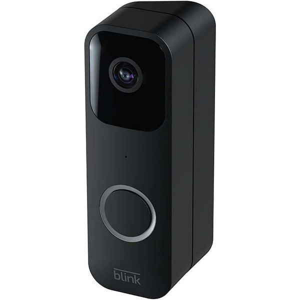 Black Corner Mount For Blink Video Doorbell Adjustable Angle Accessory