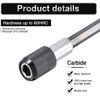 6Pc Magnetic Extension Socket Drill Bit Holder Screwdriver 1/4" Hex Shank Quick