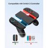 Switch 2 Gen JoyCon Charging Grip Compatible with NS & OLED Joycon Controller, Charging Grip Stand for Switch 2, Portable NS2 JoyCon Controller Charger with Indicators, USB-C Cable