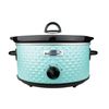 BRENTWOOD SC-136BL 3.5-Quart Diamond-Pattern Slow Cooker (Blue)