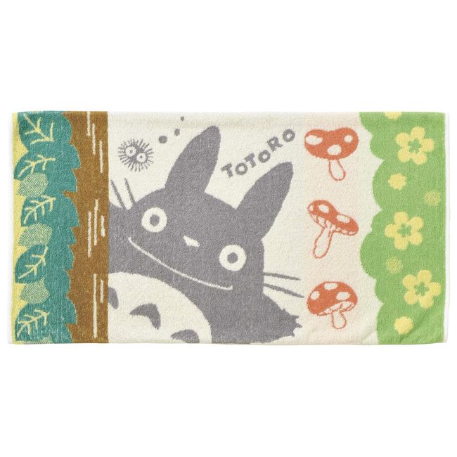 Marushin 1005037800 Ghibli My Neighbor Totoro Pillowcase for Adults Forest Bath Towel Fabric