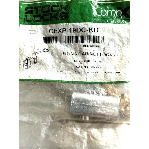 COMPX CEXP-19DC-KD FILING CABINET LOCK LESS ATTACHING SCREW