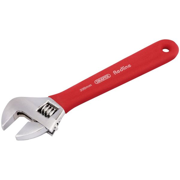 Draper Redline 67590 200 mm Soft Grip Adjustable Wrench