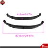 2 Pack Trailer Leaf Spring 4 Leaf Double Eye 2500 lbs Cap Per For 5000 lbs Axle
