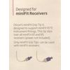 5 miniFit Grip Tips For Oticon Receivers. Size Small Vented. Right Ear.