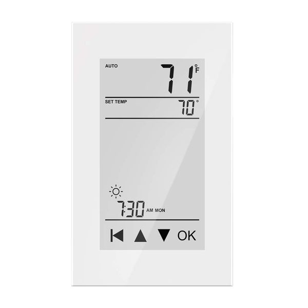 HEATIT ET-72 Digital Programmable Thermostat with Large LCD Display for Floor Heating Systems