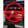 RAPTOR 15" RED WOOD GRAIN STEERING WHEEL
