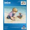 Janlynn Counted Cross Stitch Kit, Cotton,Sands, White