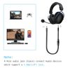 MJKOR Replacement Audio Aux Cable for HyperX Cloud Alpha Cloud Mix Gaming Headset Inline Mute & Volume Control (No In-Line Mic)