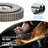 2Pcs Quick Release Nut for Angle Grinder, M14 Angle Grinder Locking Nut, Angle Grinder Pressure Plate, Professional Angle Grinder Attachments, for M14 Interface Angle Grinders - Silver