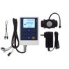 DIGITEN LCD Display Water Flow Control Meter Liquid Quantitative Controller + G1" Water Flow Hall Effect Sensor Flow Meter Flowmeter Counter 1-60L/min + DC 12V Power Adapter