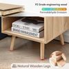 White Nightstand LED Light Bedside Table Cabinet 3 Drawer Bedroom High Gloss