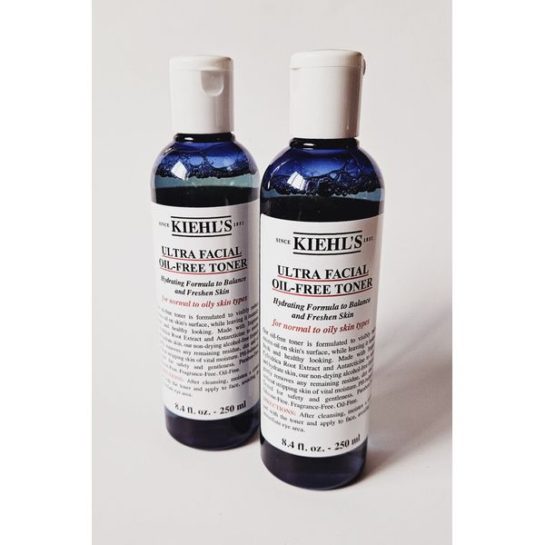 Kiehls Ultra Facial Oil Free Facial Toner Normal To Oily Skin 8.4oz Lot Of 2 NEW