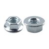 M8-1.25 Thread Flange Nut, Serrated Flange Hex Nuts, Hexagon Flange Nuts-20 pcs