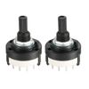 sourcing map 1P12T 1 Pole 12 Throw Single Deck Band Channel Rotary Switch Selector 2pcs