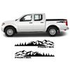 Compatible with Nissan FRONTIER .. Mountain Graphics .. VINYL Graphic Decals. X2