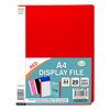 M1SS Red A4 Display Book Folder 20 Pocket Document Presentation Folder Wallet Presentation Project Display Folder Document Folder with Plastic Sleeves for Individuals School Office [10Pcs Pack]