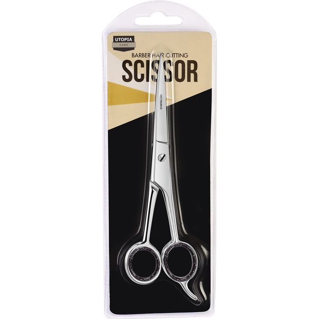 Utopia Care Hair Cutting and Hairdressing Scissors 6.5 Inch, Premium  Stainless Steel shears with smooth Razor & Sharp Edge Blades, for Salons,  Professional Barbers, Men & Women, Kids, Adults, & Pets Silver