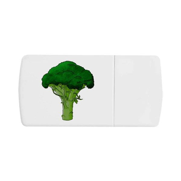 'Broccoli' Pill Box with Tablet Splitter (PI00011996)
