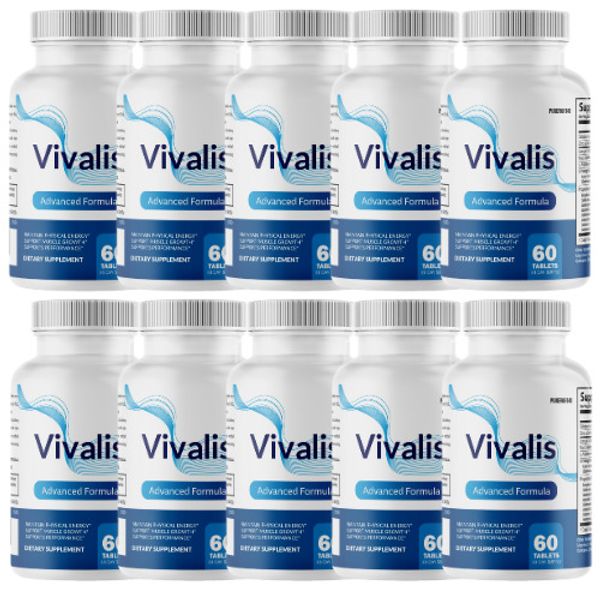 Vivalis Maximum Strength Advanced Vitality Support Formula -Ten (10) Bottles