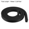 sourcing map Solid Rectangle Rubber Seal Strip 15mm Wide 10mm Thick, 1 Meter Long Black
