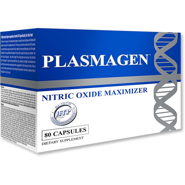 HI-TECH PHARMACEUTICALS PLASMAGEN (80 CAP) pump nitric oxide no maximizer muscle