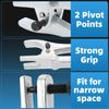 6 Pack Front End Service Tie Rod Tool Set Pitman Arm Puller Ball Joint Separator