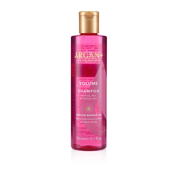 Argan+ Volume Shampoo, For Fine, Flat & Lifeless Hair, 300ml