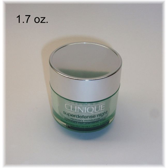 Clinique Superdefense Night Recovery Moisturizer Comb Oily - Oily 1.7oz NEW -...