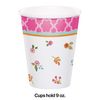 Creative Converting 8 Count Paper Cups, Tea Time