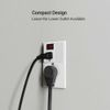 DEWENWILS 3 Pack Grounded Power Adapter Plug Outlet Switch 280J Surge Protector