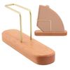 PLEAVIT Coffee Filter Holder Stand Wood Coffee Paper Stand Disposable Filter Case Small