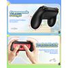FYOUNG Controller Grip for JoyCon Compatible with Nintendo Switch & Switch OLED Model, Comfort JoyCon Holder Accessories (2 Pack) - Black