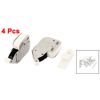 sourcing map 4 Pcs Press Open Door Catch Tip Touch Push Latch for Cabinet Kitchen