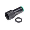 Raindrip R321CT 3/4-Inch Pipe Thread Swivel by 1/2-Inch Compression Adapter, Black