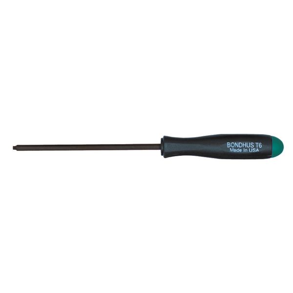 BONDHUS, ST6 BALLEND TORX Driver, TX6, 12706