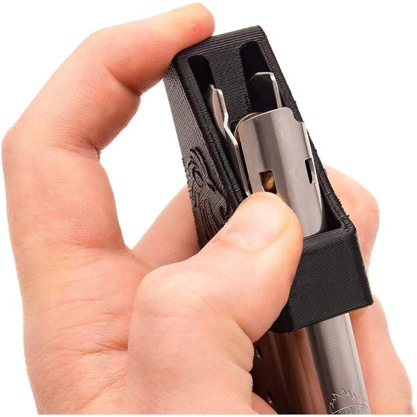 RAEIND Speed Loader for All .380 ACP Single Stack Gun Magazines (USA Made) (Black)