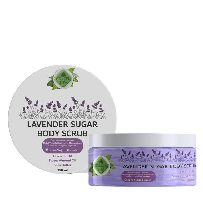 Lavender Sugar Body Scrub Özel & Yoğun Formül 250 ml