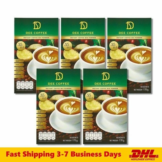 5x Dee Coffee Instant Arabica Collagen Bone Health Weight Control Anti Aging