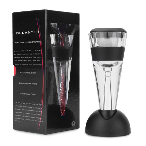 Mafiti Wine Aerator Decanter with Base for Red Wine for Birthday, Friendship, Wine Gift,Home use and Party