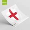 St Georges Day Decorations Window Sticker - St George Shield Car Window Sticker