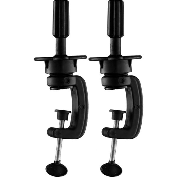 Adjustable Wig Head & Mannequin Stand Holder, C-clamp Table Top Clamp Stand training Head by Tifara Beauty (2 Pack)