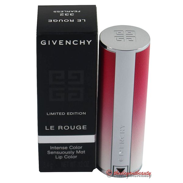 Givenchy Le Rouge Limited Edition Matte LipStick (332 Fearless) .12oz New In Box