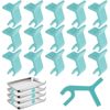 FALESOUL 16Pcs Baking Sheet Stackers, Space-Saving Tray Stackers, Reusable Trays Stacking Holder, Multipurpose Baking Tray Stackers for Freeze Dryer Trays