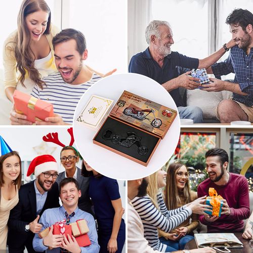 LULLEA Gifts for Men Dad, Christmas Gifts for Men, Motorcycle Gifts for Men, Motorcycle Beer Bottle Opener, Birthday Gift for Him Dad Grandpa Husband Father, Gifts for Men