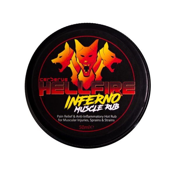 CERBERUS Strength Inferno Muscle Rub - Hot Rub for Pre and Post Workout